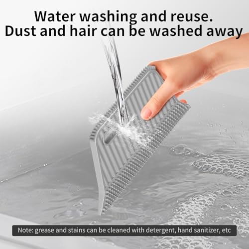 Pet Hair Remover 3-Pack,Dog Cat Fur Tool,Portable Carpet Scraper | Multi Purpose Pet Hair Removal Brush, Fits Carpets Clothes Car Mats Couch Pet Bed Furniture, Removes Fur Lint & Fuzz - color: Sky Blue With Gray