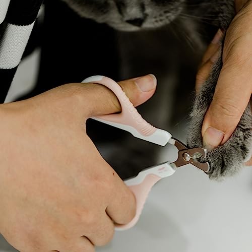 Mr. Pen- Cat Nail Clipper, Stainless Steel | Professional Sharp Cat Claw Trimmer for Small and Medium Cats, Pet Nail Clipper with Sturdy Non Slip Handle - color: Pink