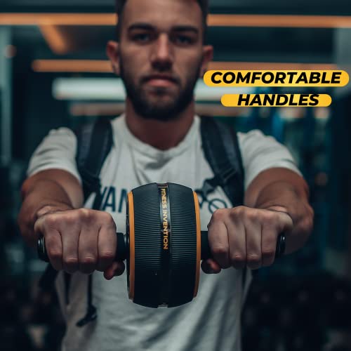 Ab Roller Wheel - Ab Wheel Roller & Knee Mat - Rueda Para Abdominales - Abdominal Wheel - Abs Roller for Men & Women - Home Gym Equipment