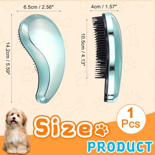 Small Dog Brushes, Grooming Brushes Puppies Hair Remover (Gradient Blue, 2 Pcs) - color: Gradient Blue