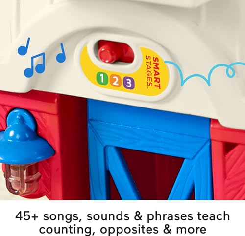 Fisher-Price Little People Toddler Learning Toy Caring for Animals Farm Playset with Smart Stages for Pretend Play Kids Ages 1+ years (Amazon Exclusive) - style: Classic Farm