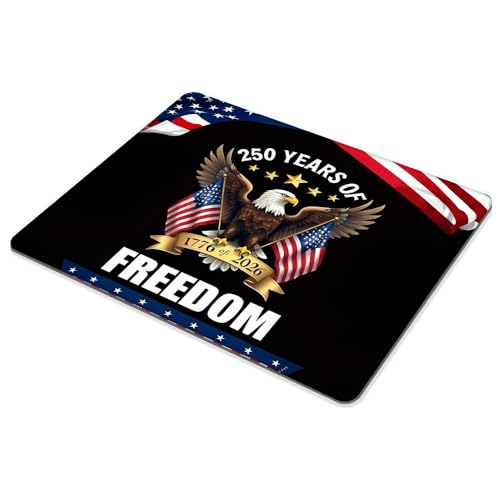 250th Anniversary Eagle Customized Mousepad Non-Slip Rubber Base Mouse Pads for Computers Laptop - color: 250th Anniversary Eagle