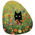 Rimilak Small Mouse Pad 6 x 7 Inch, Irregular Mini Mousepad, Green Grass Cat - color: Green Grass Cat, size: 7L x 6W inches