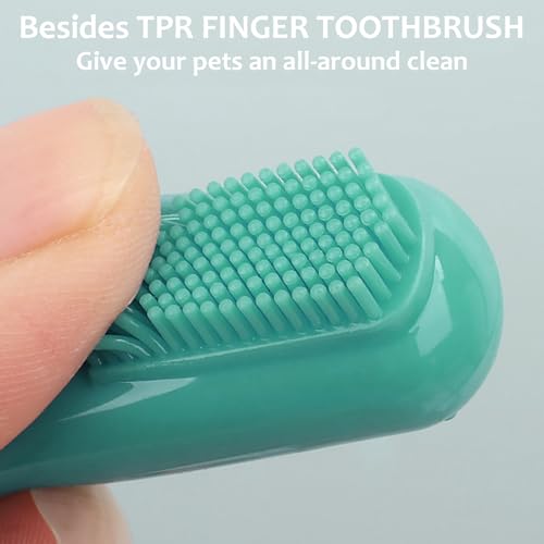 (6 Pcs) ELEGX Pet Grooming Bath Massage Brush with Soap and Shampoo Dispenser Soft Silicone Bristle for Long Short Haired Dogs Cats Shower - color: Blue kit