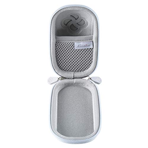 Hard Case Compatible for Apple Magic Mouse (1 2 & 3 Gen) Including Carabiner (Silver) - color: Silver