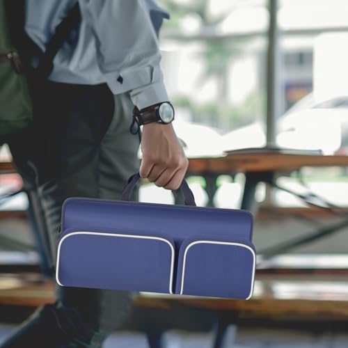 Keyboard Carrying Case for Logitech MK270 MK345 MK335 MK955 | For Office Users, Commuters, and Travelers; Organizer with Mouse and USB Receiver Pocket, Case Only - Blue - color: blue
