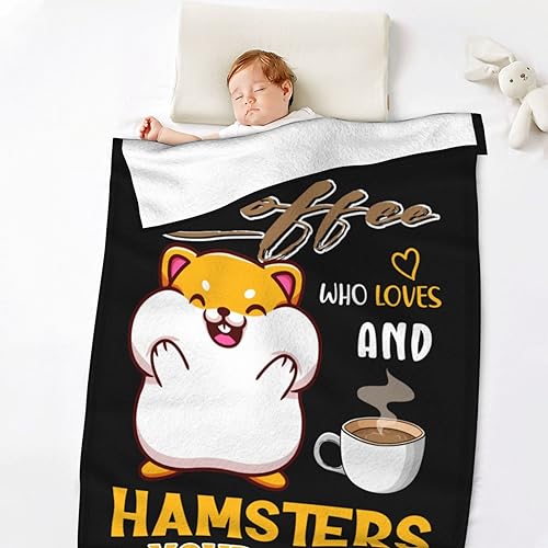 Custom Hamster Throw Blanket for Kids Pets Gifts, 40” x 30” | Soft Flannel, Lightweight but warm, Machine washable, HD print, Wrinkle & shrink resistant, Anti-pilling, Suitable all ages - color: Hamster Blanket 2 Custom, size: XS(30"X40")
