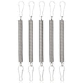 5 Pcs Extension Spring, Springs with 2 Clips Used Singly or in Combination Stainless Steel Spring to Hold Rabbit Water Dispenser Drinking Bottle Small Springs for Small Animals Feeding or Watering