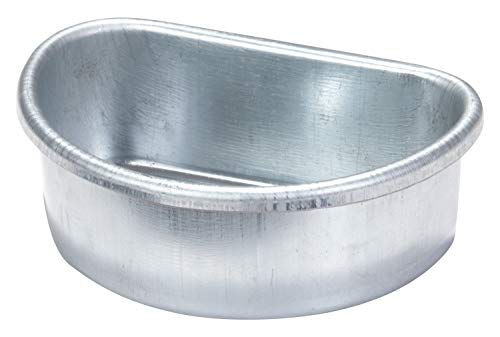 Rabbit Metal Cage Cup Durable, Mountable Feeding & Watering Bowl for Small Animals (1 Pint) (Item No. ACU6) - size: 1 Pint