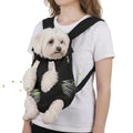 Upgraded Dog Carrier Backpack,Breathable Mesh,Portable Foldable Cat Carrier Sling for Hiking/Camping,Adjustable Legs Out Pet Front Carriers Travel Bag for Small Dogs,Puppy,Cat,Rabbit,Black - color: Black-1