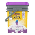 Purina Tidy Cats Light Weight, Low Dust, Clumping, LightWeight Glade Clean Blossoms Multi Cat Litter - 17 lb. Pail - size: 17 Pound (Pack of 1), style: Glade Clean Blossoms