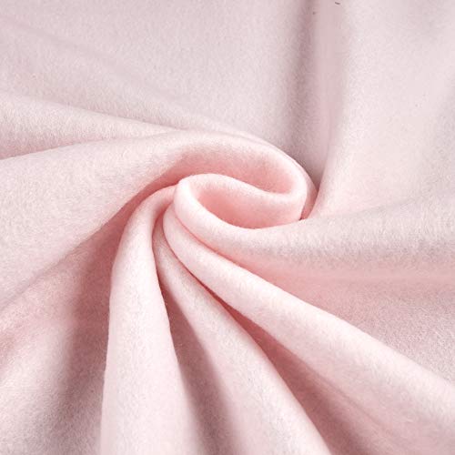 Polar Fleece Solid Light Pink, Fabric by the Yard - color: Light Pink