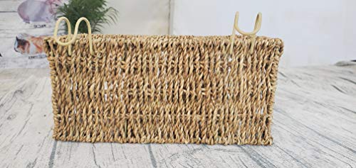 All Natural Seagrass Five Arch Guinea Pig Hay Rack with Option to Attach to Cage (Sea Grass Woven)