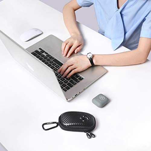 Hard Case Compatible for Apple Magic Mouse (1 2 & 3 Gen) Including Carabiner (Black) - color: Black