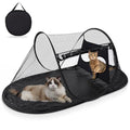 Tailtastic PopUp Cat Tent for Outdoor, Portable Enclosure for Yard & Travel | easy to set up,foldable & lightweight for storage & travel; waterproof material; fine mesh netting keeps bugs out
