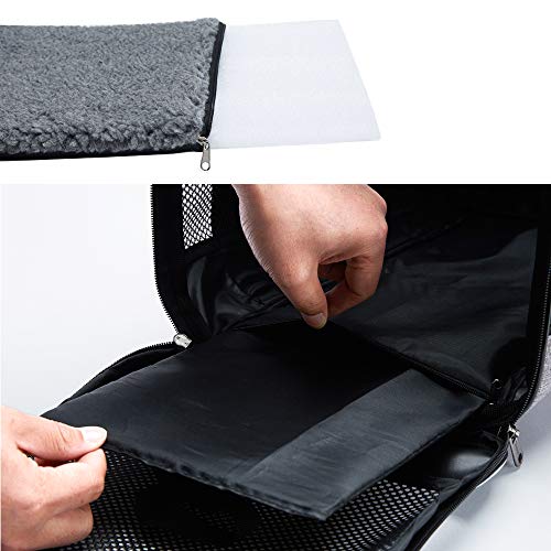 Vceoa 19"x12"x12" Pet Carrier for Cats | Toy of Fabric Pet Home - size: 19.0"L x 12.0"W x 12.0"H