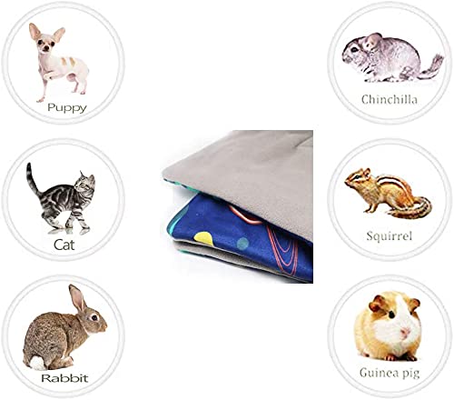 KAMEIOU Polar Fleece Guinea Pig Cage Liner Bedding for Small Animals Bed Chinchilla Rat Hedgehog Polar Fleece Bunny Rabbit Midwest Guinea Pig Liner Cages Beds C&C Small Pet Blanket Mats