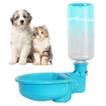 VANNON 16 oz Gravity Pet Water Bowl, Anti-Splash Dispenser, Gradient Blue | Anti-splash gravity water bowl with a floating disk helps reduce spills while keeping water cleaner for everyday hydration. - color: F-Gradient Blue, size: 16oz