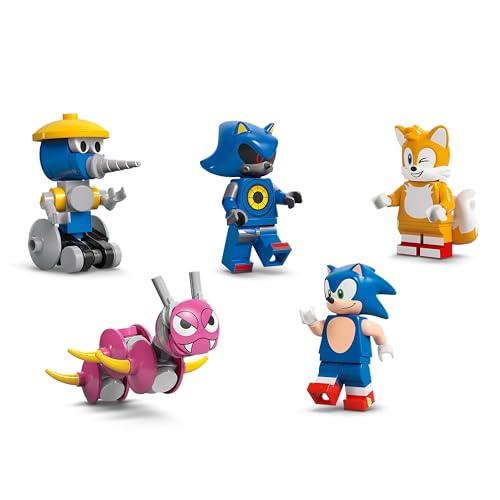 LEGO Sonic the Hedgehog Team Sonic Command Truck Building Toy - Pretend Play Vehicle W/5 Figures for Boys & Girls, Ages 8+ - Toy Building Blocks for Kids - Gift Idea for Birthdays - 77006