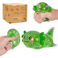 Axolotl Squishy Toy, Soft Slow Rising Sensory Fidget Toy, Cute Stretchy Axolotl Squeeze Toy, Stress Relief Desk Toy Gift for Kids 3+ and Adults(Green) - color: Green