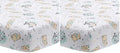 Lambs & Ivy Disney Baby Winnie The Pooh Hugs White Fitted Crib Sheet (Pack of 2) - color: Pooh Hugs, size: Standard Crib (Pack of 2)