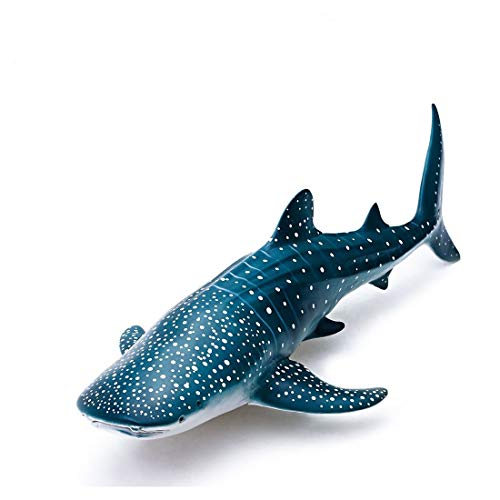Gemini&Genius Sea Animal Whale Shark Action Figure Wild Shark Model Toy | Soft Rubber Realistic Ocean Shark Educational and Role Play Toys for Kids - color: Whale Shark