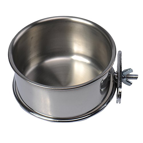 Durable Crates Cages Dog Parrot Puppy Pet Food Water Bowl S M L New by redcolourful