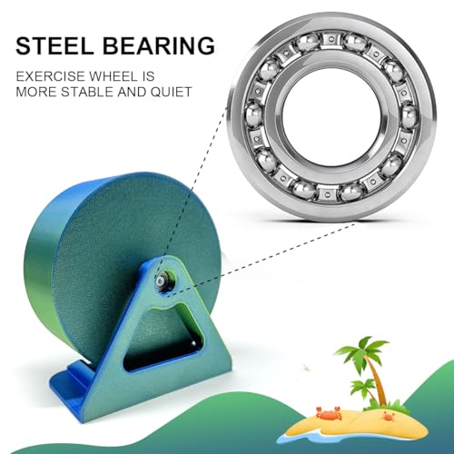 Hermit Crabs Running Wheel Toy - Silent Running Wheel for Hermit Crab Tank Accessories - Small Animal Wheel for Hermit Crab Hamster Gerbils
