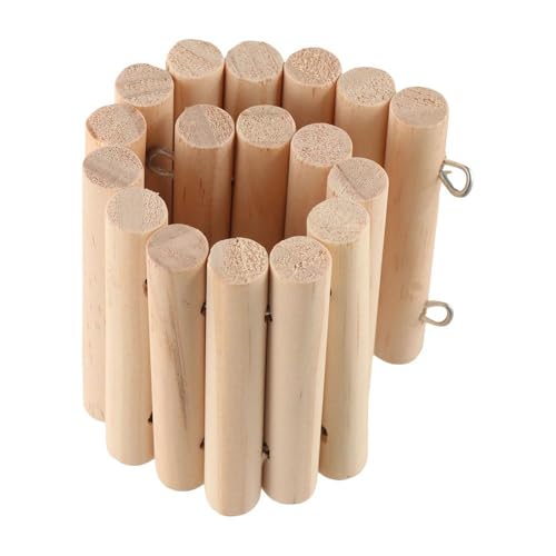 Pet Hamster Ladder Bridge Bendable Climbing Toy Suspension Ladder for Small Pets Gerbil Mice Chinchilla Habitat Décor(30cm-7.5CM) - size: 30cm, style: 7.5CM