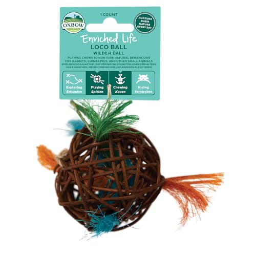 Oxbow Enriched Life Loco Ball. Small animal enrichment toy - style: Loco Ball