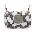 Wontee Hamster Hammock Warm Bed House Small Animal Hideout for Hamsters Gerbil Young Rat Mouse (Coffee) - color: Coffee