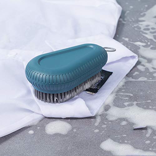 Cleaning Brush Soft Bristle Brush Laundry Scrub Brush Clothes & Shoes Brush | 2 Pack Scrubbing Brush Easy to Grip Household Cleaning Brushes Tool for Countertops Bathtubs - color: Gray