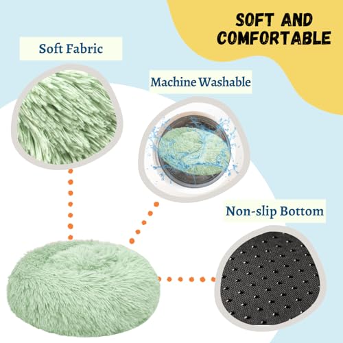 Bunny Bed Large Rabbit Hideout Soft & Comfortable | Small Animal Bedding, Cozy Bed Mat, Warm Hideaway, Cage Accessories for Guinea Pig - color: Green