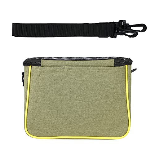 haozaikeji Guinea Pig Carrier Bag Portable Rabbit Travel Bag Breathable Small Animal Outgoing Pouch Hamster Carrier with Pad - color: Green