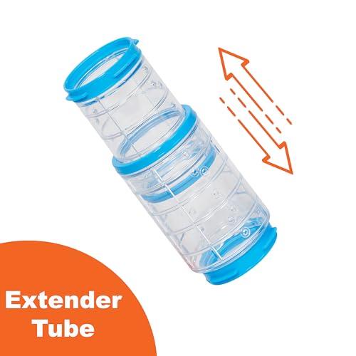 MidWest Homes for Pets Curvy Hamster Tube Value Pack, Compatible on All Midwest and Ferplast Hamster Cages, Model FP-CTVP - size: Curvy Tube Value Pack