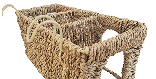 All Natural Seagrass Five Arch Guinea Pig Hay Rack with Option to Attach to Cage (Sea Grass Woven)