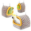 VZZNN Bird House & Bed for Cage, Plush Parakeet Nest Hammock for Parrots | Cozy, Safe & Easy‑to‑Hang Bird Nest – Support Plate, 3 Sizes, Perfect for All Parrots.