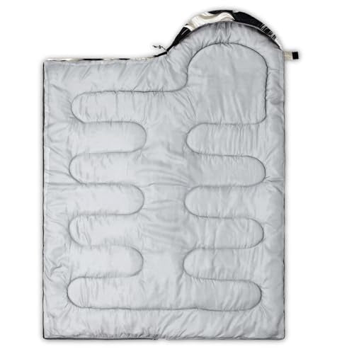 QOOMO Camping Sleeping Bags,3 Season Warm & Cool Weather,Lightweight,Waterproof Sleeping Bags for Adults & Kids,Traveling,and Outdoors,Camping Gear Equipment - color: cow print