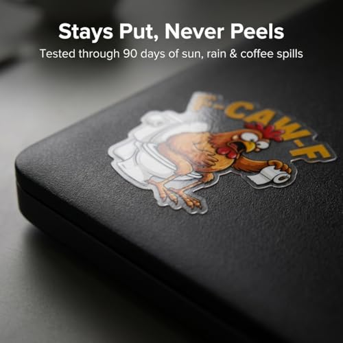 F-CAW-F Chicken Cup Stickers 20 Pack – Funny Rooster UV DTF Transfer Decals, 3D Waterproof Crystal Stickers for Tumblers, Cups, Water Bottle Laptop Windows - style: 20Pcs F-CAW-F Chicken Cup Stickers