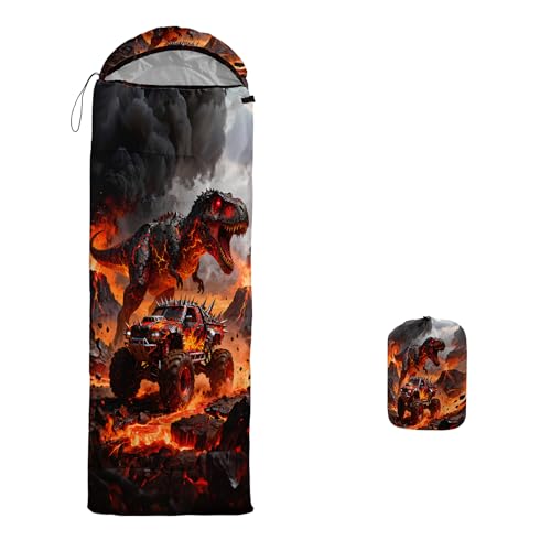 AILONEN Midnight Meow Sleeping Bag, Charcoal Cat Eyes Crescent Graphic, Portable Camp Sack Sleepover Style - color: H136