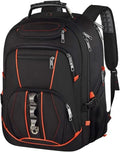 Travel Laptop Backpack,Extra Large 18.4 inch Gaming Laptop Backpacks,Big Capacity TSA Friendly RFID Anti Theft Pocket College unisex Heavy Duty Computer bag, 21.5*16.3*9.9 inch - color: Orange Rfid