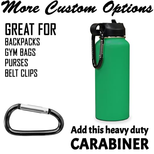 LaserGram Personalized 40oz Water Bottle, Rabbit (Green) | Engraved Gift, Vacuum Insulated Stainless Steel, Flip-Top Straw Lid, Laser Engraved With Your Name - color: Green, size: 40 Ounces