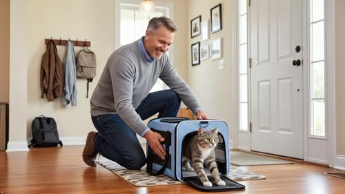Cat Carrier Soft-Sided Travel Bag for Medium to Large Cat Over 15lbs | Small Puppy Dog Carry Crate 12 Pounds, Top Entry, Breathable Mesh, Pet Kitten Rabbit Cage Bag Transport Kennel Collapsible - color: Pink