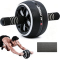 AB Wheel Roller, Exercise Abdominal Wheel Fitness for Gym & Home, Work-out Strength-Training Equipment with Knee Pad