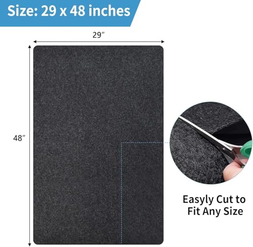 Kennel Pad Dog Crate Mat Liner, 48" x 29" - 1 Pack | Waterproof, Non-Slip, Washable Puppy Pee Pad for Kennel Training - Under Pet Cage to Protect Floors, Thin Cut to Fit Design - size: 48" x 29" - 1 Pack