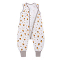 Miracle Baby Sleep Sack with Feet - 0.5 TOG 100% Breathable Cotton Wearable Blanket, Sleeveless Design Sleeping Bag for Baby - color: Bee, size: 6-12 Months(S)