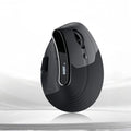 Ergonomic Vertical Mouse, Dual Scroll, Tri-Mode, OLED Display | 60° ergonomic vertical mouse with dual scroll wheels, tri-mode Bluetooth/2.4G/wired connectivity, OLED display, and 8000 DPI. - color: Black