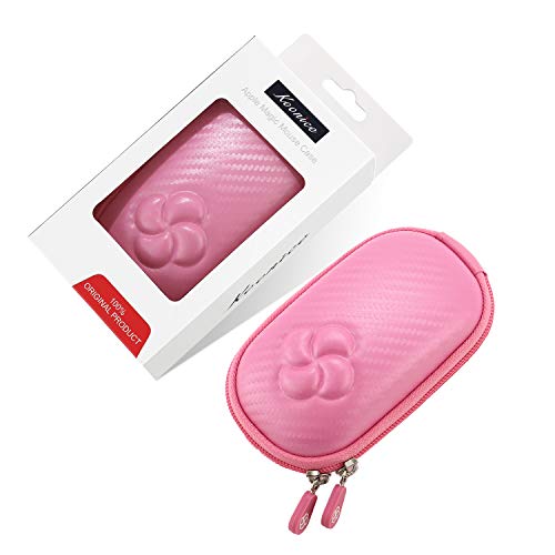 Hard Case Compatible for Apple Magic Mouse (1 2 & 3 Gen) Including Carabiner (Pink) - color: Pink
