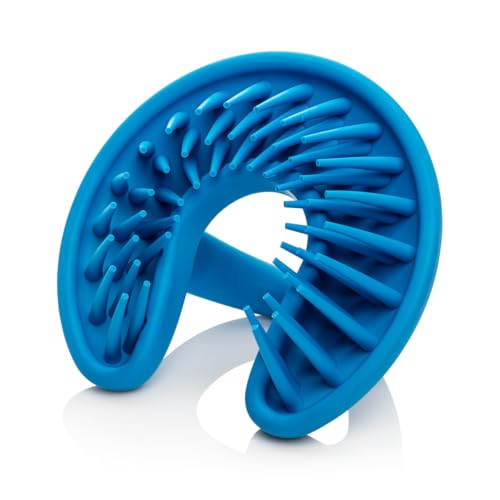 Squishface Silicone Nub Brush for Dog Corkscrew Tail, Skin Fold Itch Relief