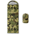 Sleeping Bags for Adults and Kids Backpacking Camping Sleeping Bags for Girls and Boys Lightweight Waterproof Cold/Warm Sleeping Bag for All Season - color: Army Green Camo